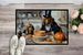 Bloodhound Fall Kitchen Pumpkins Doormat Front Door Mat Indoor Outdoor Rugs For Entryway, Non Slip Washable Low Pile, 24H X 36W_maomaolike.com