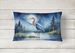 Birds, Birds, Birds Throw Pillow Throw Pillow For Indoor Couch Bed Outdoor Patio Washable, Blue Heron Moonlight 7495,12Hx16W_maomaolike.com