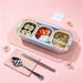304 Stainless Steel Independent Compartment Sealed Lunch Box, Large Capacity With Spoon And Chopsticks, Food Grade Special Lunch Box_maomaolike.com