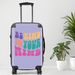 Be Kind To Your Mind Luggage, 20/24/28 Inch Luggage, Carry-On, Custom Luggage, Luggage Set, Suitcase, Travel, Vacation, Cabin Suitcase, Custom Suitcase, Personalized Luggage_maomaolike.com