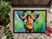 Giraffe Doormat Front Door Mat Indoor Outdoor Rugs For Entryway, Non Slip Washable Low Pile, 24H X 36W_maomaolike.com