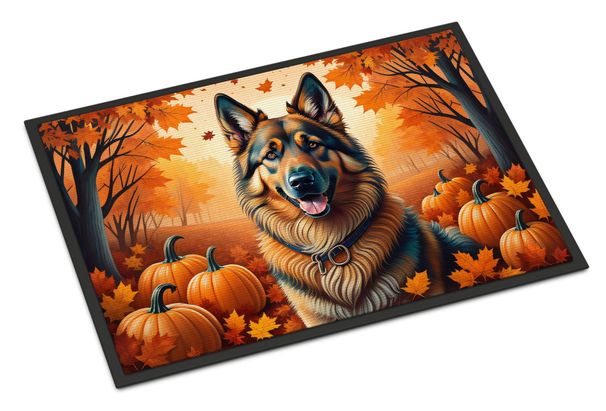 Belgian Tervuren Fall Doormat Front Door Mat Indoor Outdoor Rugs For Entryway, Non Slip Washable Low Pile, 24H X 36W_maomaolike.com
