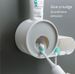 Light Luxury Toothbrush Holder Automatic Toothpaste Squeezer Wall-mounted Punch-free Children's Toothbrush Hanger Chattering_maomaolike.com