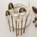 304 Stainless Steel Ins French Light Luxury Retro Titanium Gold Waist Spaghetti Fork Western Spoon Dessert Spoon Fruit Fork_maomaolike.com