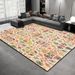 Living Room Rug Large Size Gorgeous Gold Frame Design Bedroom Rug Plush Thickened Machine Washable Thickened Underlay Interior Decorative Rug_maomaolike.com