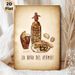 Vermouth Hour Themed Painting Poster, Vintage Hand-drawn Vermouth Bottle, Drink & Snacks Scene Poster, Warm Retro Decor Ideal For Dining Room And_maomaolike.com