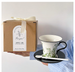Birthday Gift American Retro Jasmine Coffee Cup Plate Set Exquisite Beauty Business Companion Gift Ceramic Mug_maomaolike.com