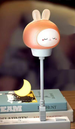 New Smart Voice-Controlled - Little Rabbit And Kitten USB Bedroom Bedside Animal Sound-Controlled Plug-in Night Light_maomaolike.com