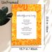 Acknowledgement Of Country Painting Poster, Vibrant Orange-yellow Aboriginal-style Patterned Poster, Promotes Land Care And Respect, Suitable For_maomaolike.com
