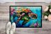 Loggerhead Sea Turtle Doormat Front Door Mat Indoor Outdoor Rugs For Entryway, Non Slip Washable Low Pile, 24H X 36W_maomaolike.com