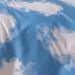 Soft Fiber Printed Blue Sky Three Piece Bedding Set Duvet Quilt Cover_maomaolike.com