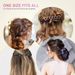 Sparkling Crystal Stone Braided Hair Clips, Four-Leaf Clover Chopped Hairpin Duckbill Clip, Braided Hair Clip With Rhinestones For Women/Girls_maomaolike.com
