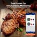VEVOR Wireless Meat Thermometer Bluetooth Meat Probe Two Probes For Cooking_maomaolike.com
