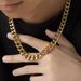 3/5/7mm Stainless Steel Cuban Link Chain Classic Punk Personality Jewelry Simple Fashion Hip-hop Couple Necklace For Men_maomaolike.com