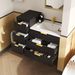 24inch Wall Mounted Floating Cabinet With Side Cabinet Combo, Rectangular Vanity, Small Bathroom Sink With Single Faucet Hole And Overflow, Modern Bathroom Cabinet With Ceramic Basin Sink_maomaolike.com