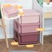 3 Tier Kids Storage Unit, 3 Drawer Chest Toy Organizer Plastic Bins For Kids Bedroom Nursery Kindergarten Living Room For Boys Girls Toddlers, Pink_maomaolike.com