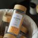 round glass seasoning jar bamboo lid seasoning bottle kitchen seasoning storage jar modern simple seasoning bottle_maomaolike.com