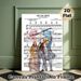 Les Misérables "One Day More" Sheet Music Painting Poster, Watercolor-style Illustrated Musical Sheet With Revolutionary Characters Poster, Nostalgic_maomaolike.com
