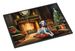 Dalmatian Cozy Christmas Doormat Front Door Mat Indoor Outdoor Rugs For Entryway, Non Slip Washable Low Pile, 24H X 36W_maomaolike.com
