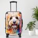 Cockapoo Luggage, 20/24/28 Inch Luggage, Carry-On, Custom Luggage, Luggage Set, Suitcase, Travel, Vacation, Cabin Suitcase, Custom Suitcase, Personalized Luggage_maomaolike.com