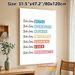 German Motivational Affirmation Painting Poster, Vibrant Color-blocked Typographic Poster, Uplifting Daily Motivational Reminder, Suitable For Home_maomaolike.com