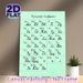 Russian Alphabet Painting Poster, Soft Pastel Dual-style Letter Chart Poster, Practical Visual Tool For Learning Russian Letters, Suitable For Study_maomaolike.com