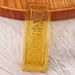 Glass Brick Ornament Bank Home Gift Window Decoration 0kg Solid Small Gold Bar Yellow Crystal Wholesale_maomaolike.com