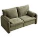 800LBS Down Filled Sofas, 60 Inch Minimalist Sofa, With Multiple Colors In The Living Room And Bedroom_maomaolike.com