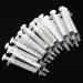 50PCS Mayitr 3ML Plastic Bubble Syringe Tube Length Reusable Hydroponics Lab Injection Medical Tool Nutrient Measuring_maomaolike.com
