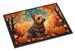 Australian Terrier Terrier Fall Doormat Front Door Mat Indoor Outdoor Rugs For Entryway, Non Slip Washable Low Pile, 24H X 36W_maomaolike.com