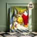 Royal Historical Court Scene Painting Poster, Vivid Detailed Classic Regal Gathering Poster, Rich Historical Depiction Ideal For Home Study, Religious_maomaolike.com