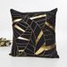 Home Furniture Gold Stamped Pillowcase Letter Pattern Printed Cushion Cover Does Not Contain Core_maomaolike.com