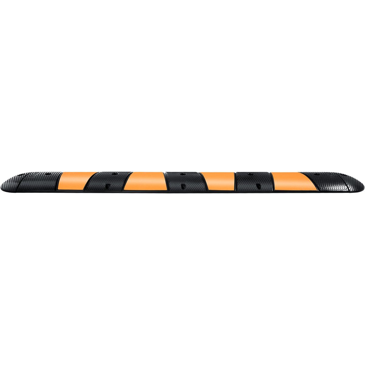 Rubber Speed Bump, 1 Pack 2 Channel Speed Bump Hump, 72 Long Modular Speed Bump Rated 22000 LBS Loading, 72.8 X 12.2 X 2.2 Garage Speed Bump For Asphalt Concrete Gravel Driveway With 2 End Cap_maomaolike.com