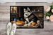 Siberian Husky Fall Kitchen Pumpkins Doormat Front Door Mat Indoor Outdoor Rugs For Entryway, Non Slip Washable Low Pile, 24H X 36W_maomaolike.com