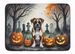 Boxer Spooky Halloween Memory Foam Kitchen Mat Machine Washable Anti-Fatigue Mat Cushion Comfort Bath Mat Or Kitchen Rug_maomaolike.com