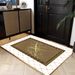 Living Room Rug,Large Rug,Oversized, Gold Leaves Design,Bedroom Rug,Soft And Thick, Machine Washable, Thickened Rug, Bedside Rug,Decorative Indoor Rug_maomaolike.com