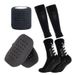 Unisex Adult thickened short leg football socks strap set men's and women's adhesive non-slip socks_maomaolike.com