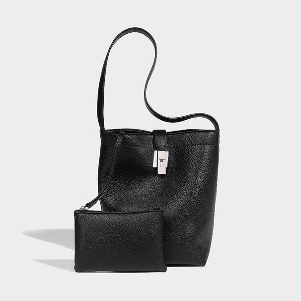 Korean-style Large-capacity Bucket For Women, 2026 New Model, Commuter Mother-daughter Fashion Tote Bag, Niche Shoulder Bag_maomaolike.com