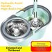 Thickened Wheeled Dual Drive Bucket Stainless Steel Spin Drying Hands Free Wet And Dry Use Household Mop_maomaolike.com