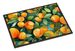 Florida Orange Blossom In Watercolor Doormat Front Door Mat Indoor Outdoor Rugs For Entryway, Non Slip Washable Low Pile, 24H X 36W_maomaolike.com