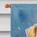 Maltipoo Happy Birthday House Flag Large Porch Sleeve Pole Decorative Outside Yard Banner Artwork Wall Hanging, Polyester, House Size, Multicolor_maomaolike.com