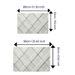 Bathroom Mat Toilet Mat Shower Mat Entrance Rug Absorbent Non-Slip Mat Soft Quick-Dry Machine Washable_maomaolike.com