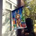 Labradoodle Christmas Reindeer House Flag Large Porch Sleeve Pole Decorative Outside Yard Banner Artwork Wall Hanging, Polyester, House Size, Multicolor_maomaolike.com