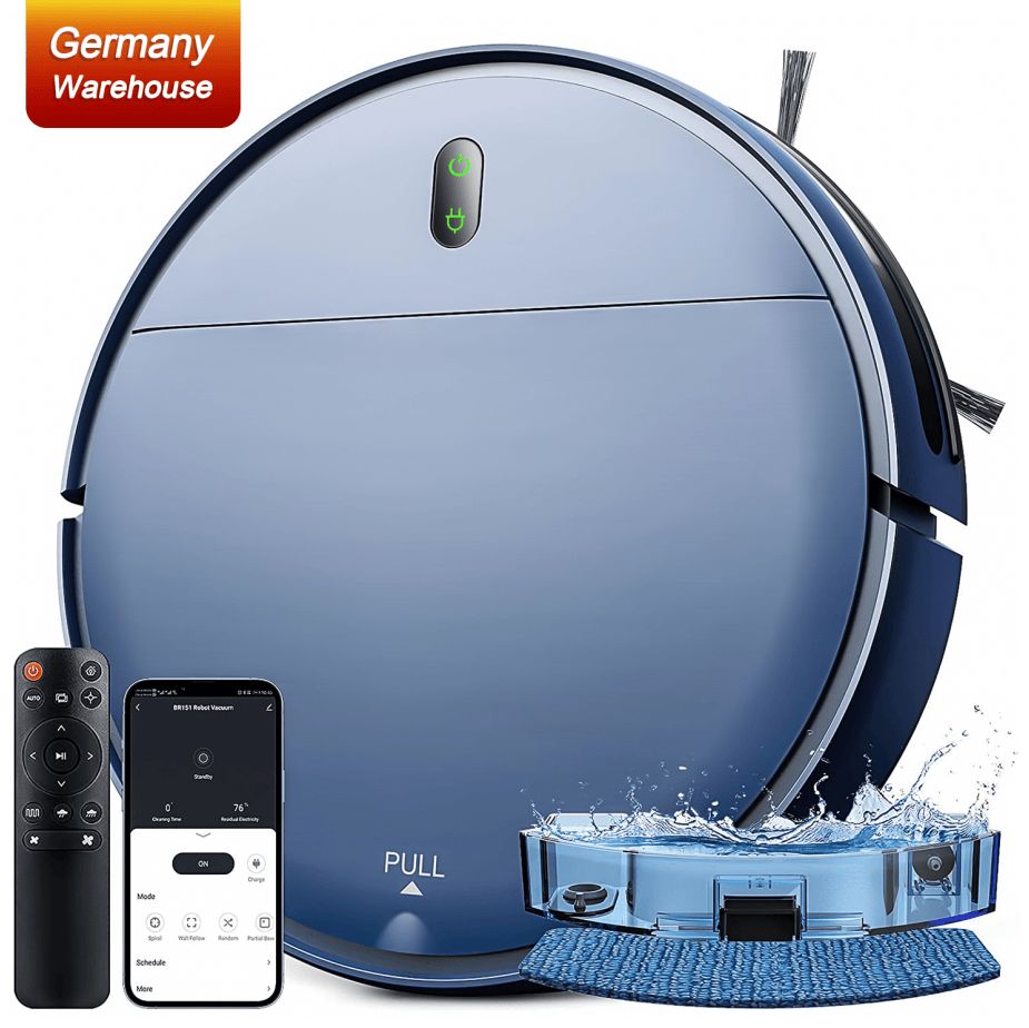 20 Robotic Vacuum Cleaner Powerful Suction For Cleaning, 3-in-1 Vacuum/sweep/dust Mop, Alexa/APP Control, 2000pa 2500mAh, 120-minute Battery Life, SUS+HEPA Filter, Single Suction Port Random Versi_maomaolike.com