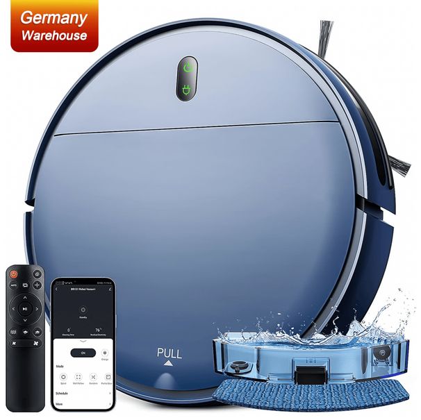 20 Robotic Vacuum Cleaner Powerful Suction For Cleaning, 3-in-1 Vacuum/sweep/dust Mop, Alexa/APP Control, 2000pa 2500mAh, 120-minute Battery Life, SUS+HEPA Filter, Single Suction Port Random Versi_maomaolike.com