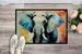 Elephant Doormat Front Door Mat Indoor Outdoor Rugs For Entryway, Non Slip Washable Low Pile, 24H X 36W_maomaolike.com