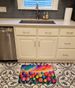 Tulips In Color Memory Foam Kitchen Mat Machine Washable Anti-Fatigue Mat Cushion Comfort Bath Mat Or Kitchen Rug_maomaolike.com