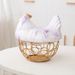 Ceramic Egg Basket, Fruit Basket, Garlic, Potatoes, Miscellaneous Items, Blue Creative Hen, Egg Basket_maomaolike.com