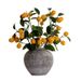 Cross-border Branch With 6 Lemon Fruit Branches, Bonsai Ornament, Fake Fruit, Artificial Green Plant Decoration_maomaolike.com