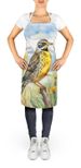 North Dakota Western Meadowlark Apron Cooking Kitchen Server Baking Crafts Gardening For Adult Women Men, Unisex, Large, Multicolor_maomaolike.com